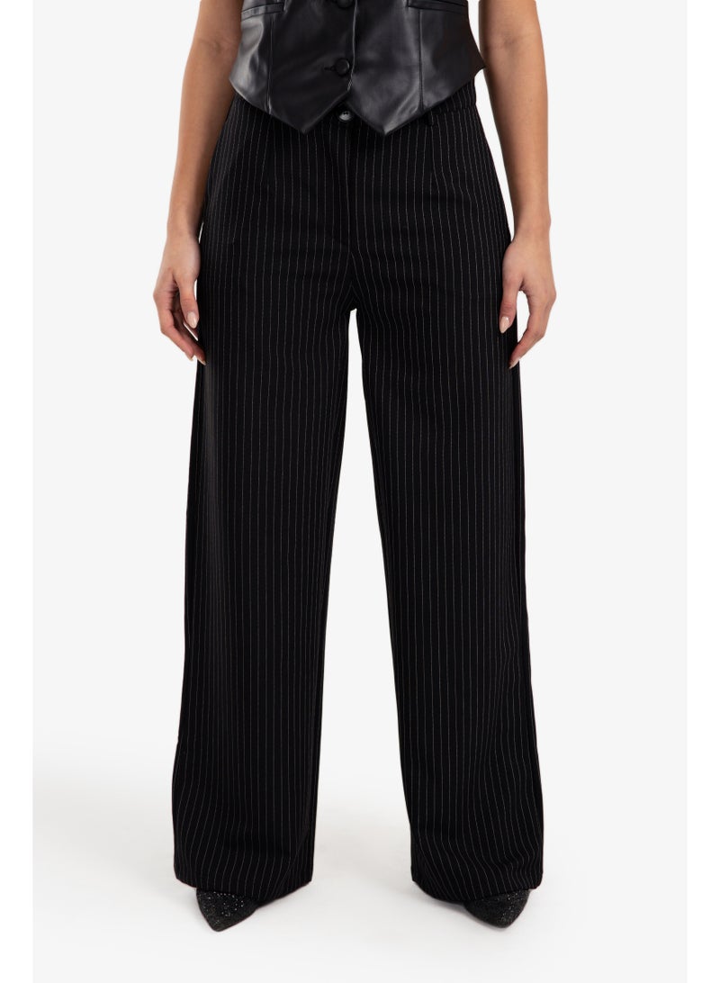 Clue Striped Zip-up Pants - Image 4